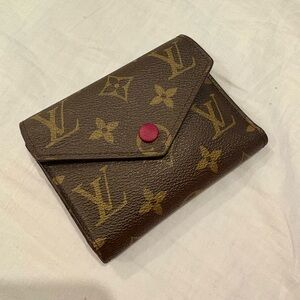 Louis Vuitton Brown and Gold Monogram Wallet Victorine